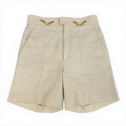 Gucci Horsebit Chain Tweed Shorts 38 — view 2