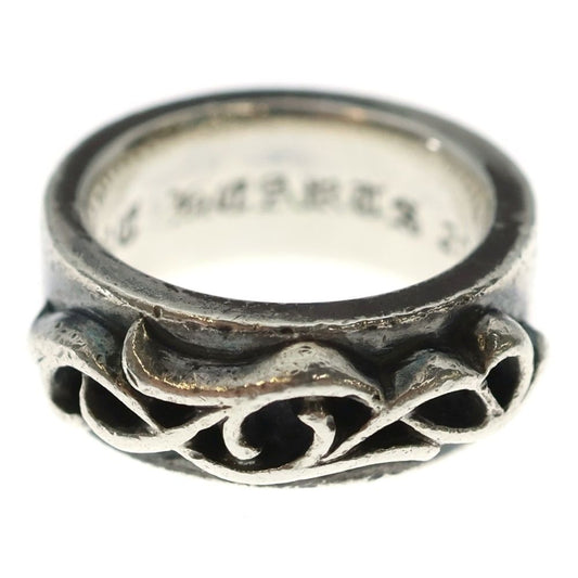 Chrome Hearts Dbl Narrow Vine Band Double Silver Ring