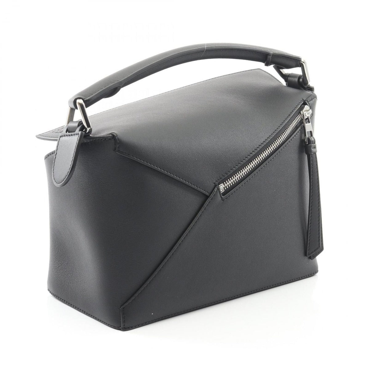 Loewe Handbag Puzzle Bag Espresso Small A510 P60 xac 1100 Black Leather — view 2
