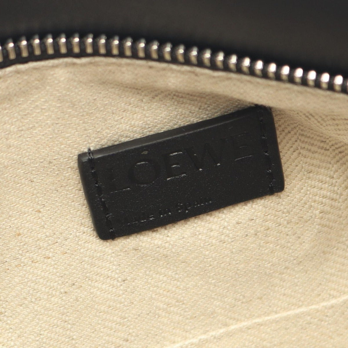 Loewe Handbag Puzzle Bag Espresso Small A510 P60 xac 1100 Black Leather — view 4