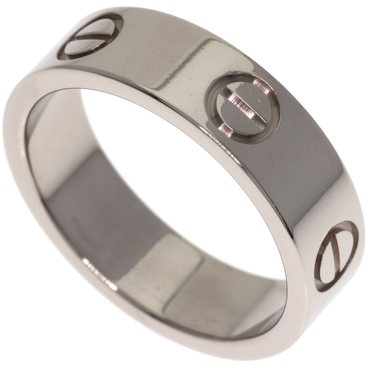 Cartier Love Ring 53 18k White Gold
