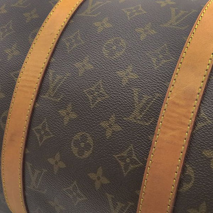 Louis Vuitton Boston Bag Keepall 50 Monogram Canvas Monogram Gold Hardware