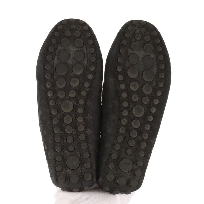 Louis Vuitton Arizona Line 18 Monogram Leather Driving Shoes Women's 36 Nd0168