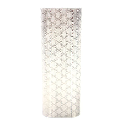 Cartier Oval Checkered Roller Gas Lighter Silver Men's Confirmed Ignition