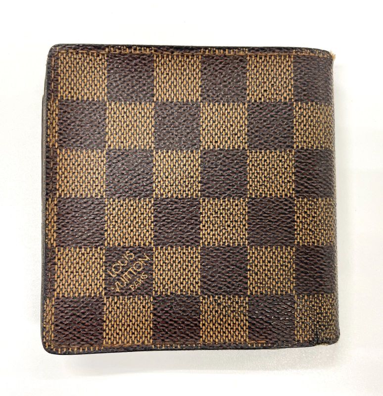 Louis Vuitton Damier Portefeuille Marco Folded Wallet N61675 Ebène (brown) Made