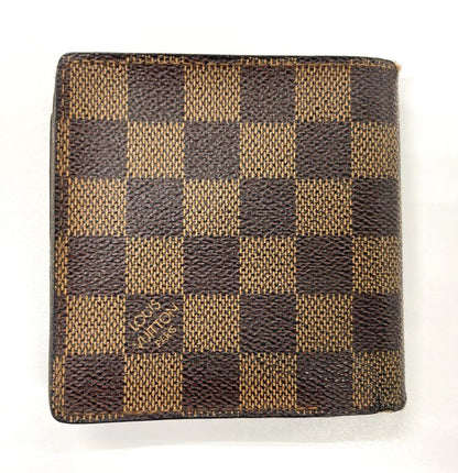 Louis Vuitton Damier Portefeuille Marco Folded Wallet N61675 Ebène (brown) Made