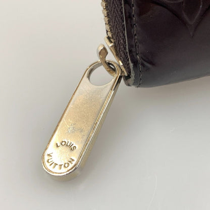 Louis Vuitton Monogram Vernis Zippy Wallet M93522 Bordeaux