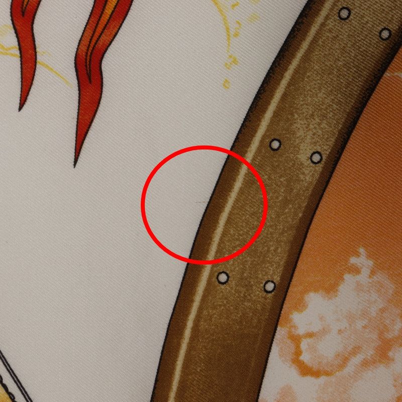 Hermes Carré 90 Vive Le Vent Windblown Silk Yellow Women's Scarf