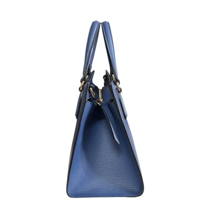 Gucci Outlet Interlocking G Soho Shoulder Bag Leather 607722 Blue Women's Gucci