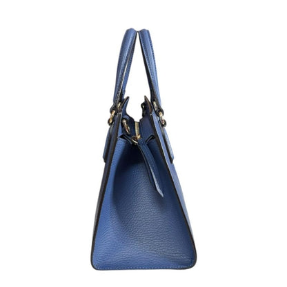Gucci Outlet Interlocking G Soho Shoulder Bag Leather 607722 Blue Women's Gucci