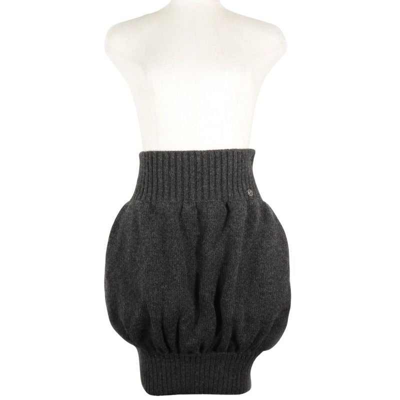 Chanel Cashmere Gray Skirt