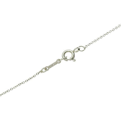 Tiffany & Co Silver Elsa Peretti Tia Dos Rop Necklace 2.9g 925 Engraved 404297