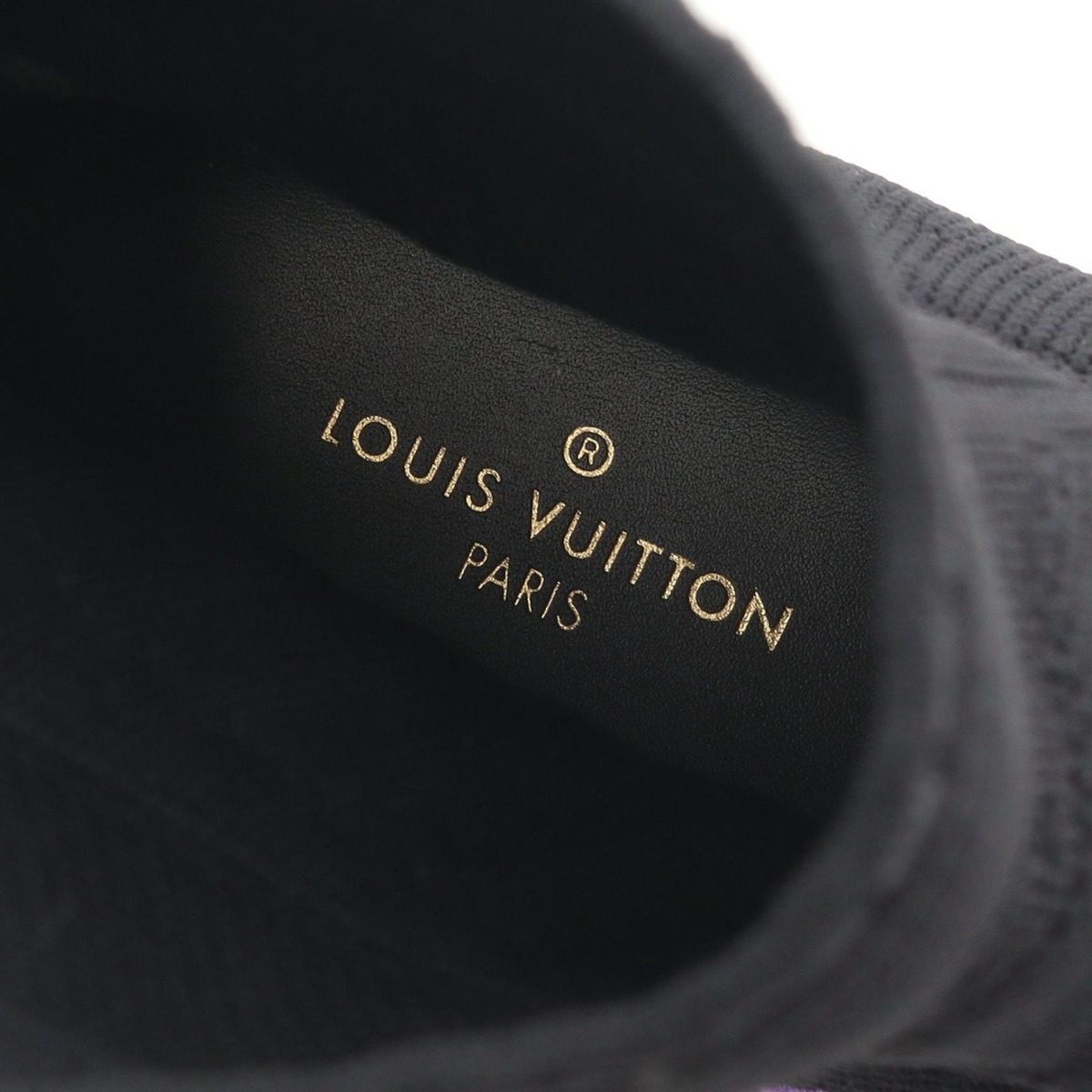 Louis Vuitton Sneakers Aftergame Line Socks Black Fabric — view 5