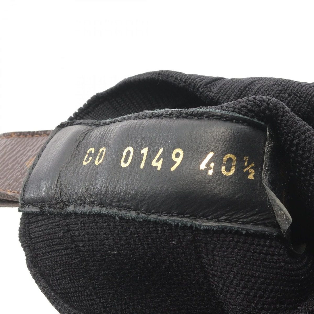 Louis Vuitton Sneakers Aftergame Line Socks Black Fabric — view 7