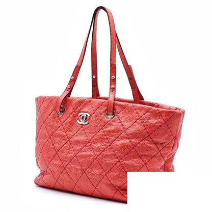 Chanel on the Road Quilted CC Logo Tote Bag