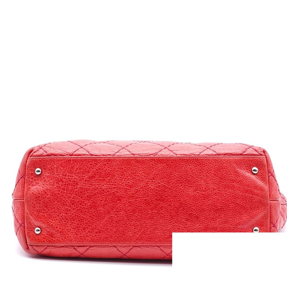 Chanel on the Road Quilted CC Logo Tote Bag