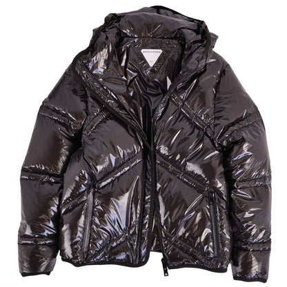 Bottega Veneta Danielle Jacket Nylon Brown Dark — view 2