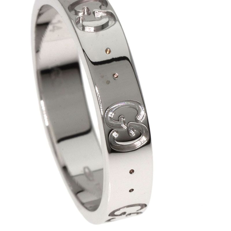 Gucci Icon #14 Ring - 18K White Gold Ladies