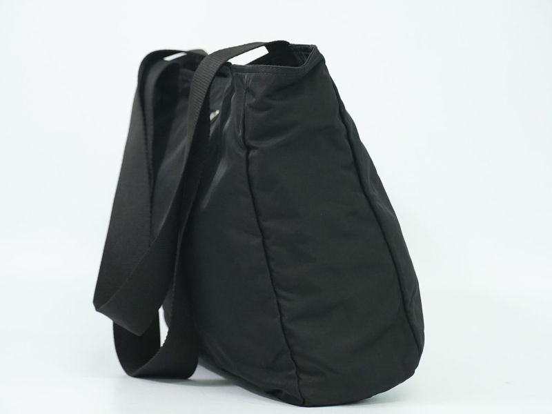 Authentic Prada Nylon Shoulder Bag Tote Bag Black Bag Pre-owned [follow-up