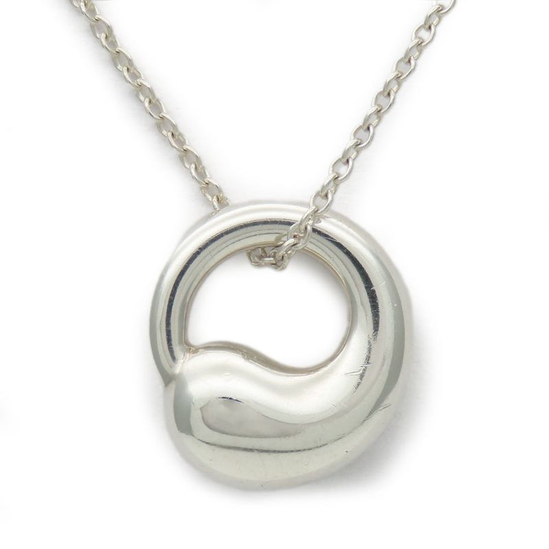 Tiffany & Co Necklace Eternal Circle 925 Silver Approx 3.9g Silver Elsa Peretti