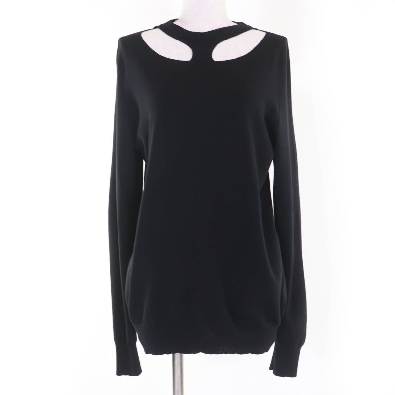 Celine 2 3q69/4005 100% Wool Phoebe Period Cut Off Design Oversized Long Sleeve