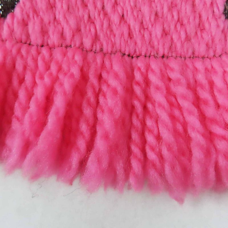 Louis Vuitton M76070 Echarpe Logomania Shine Wool Silk Rose Pop Fringed