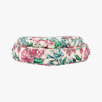 Guccigg Marmont Flower Print Heart Multicolor Leather 740355 E040806078