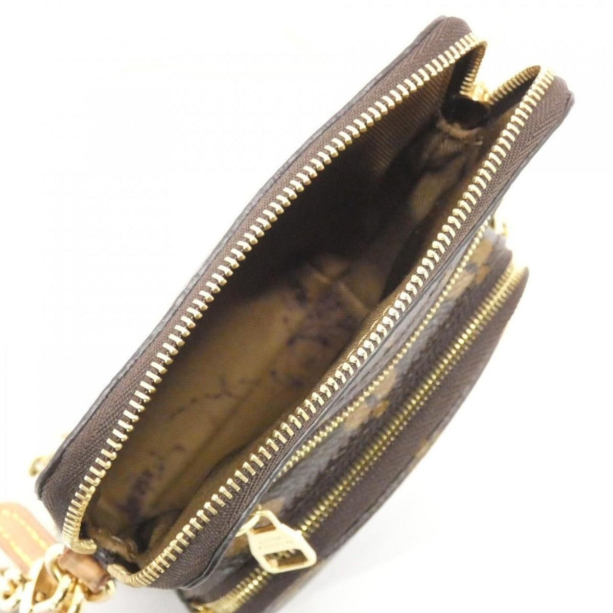 Louis Vuitton Monogram Utility Crossbody Shoulder Bag Brown Marron — view 6
