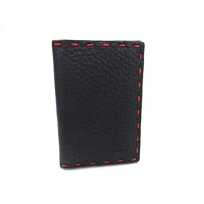 Fendi Selleria Leather Card Case Holder Pass Business