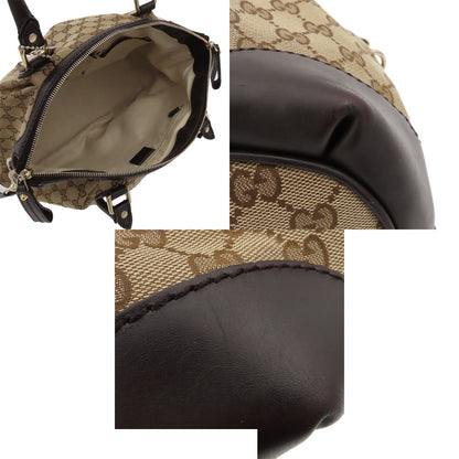 Gucci Sookie Beige GG Canvas Leather 2-Way Shoulder Bag — view 6