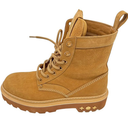3151 Louis Vuitton Boots LV Ranger Ankle Boots Beige Monogram Men's Shoes Size
