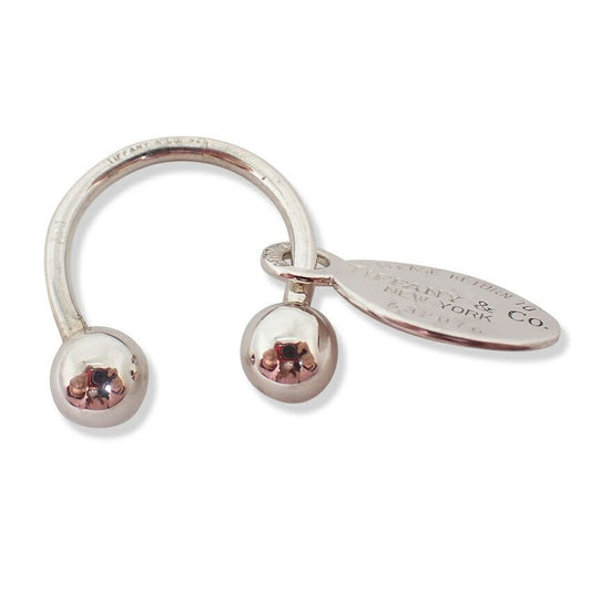 Tiffany & Co. 925 Return to Oval Tag Key Ring