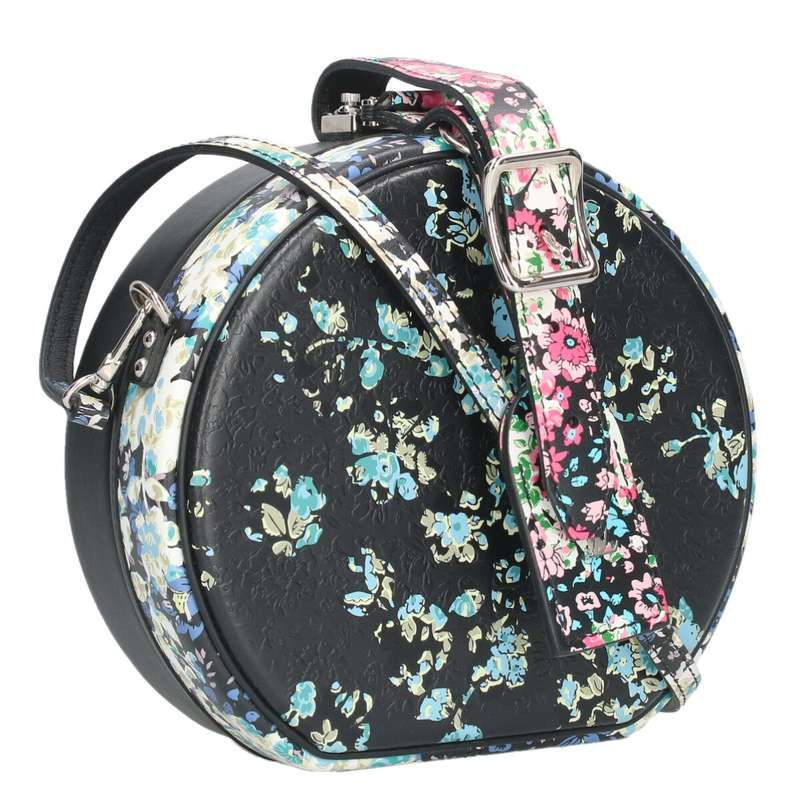 Louis Vuitton M55045 Petite Boite Chapeau Floral Leather Shoulder Bag Women