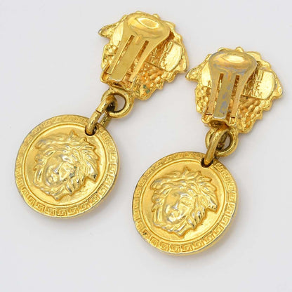 Versace Gianni Earrings Medusa Gold Plated