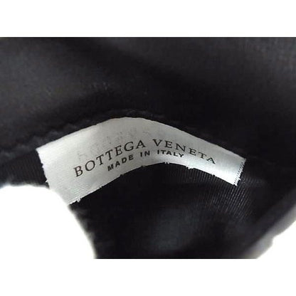 Bottega Veneta Maxi Intrecciato Leather Bifold Wallet Billfold Black — view 5