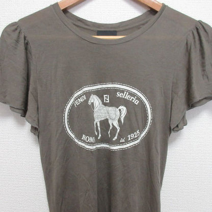 Fendi Butterfly Sleeve Cut and Sewn Size 40 Beige Women's Used