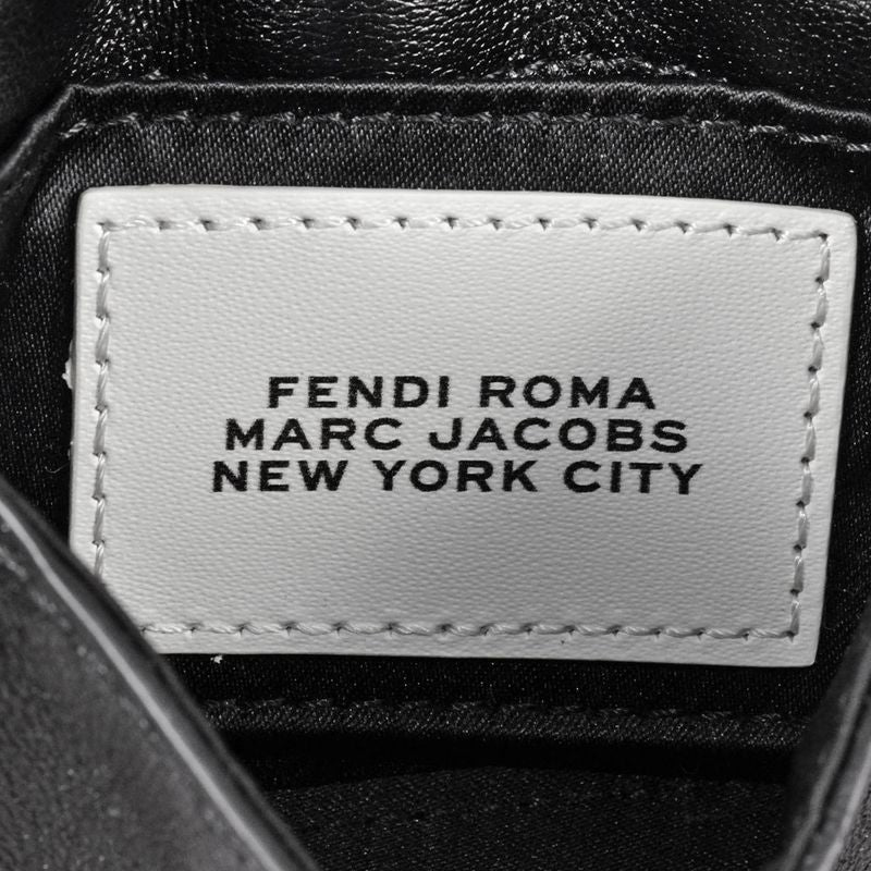 Fendi Marc Jacobs MARC Jacobs Nano Bucket Handbag 2WAY Leather 7as136 Black