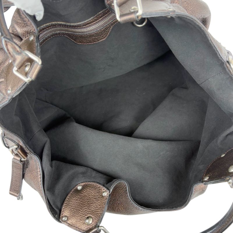 Louis Vuitton Shoulder Bag Tote Bag Bronze Gold Mahina L Perforated Leather