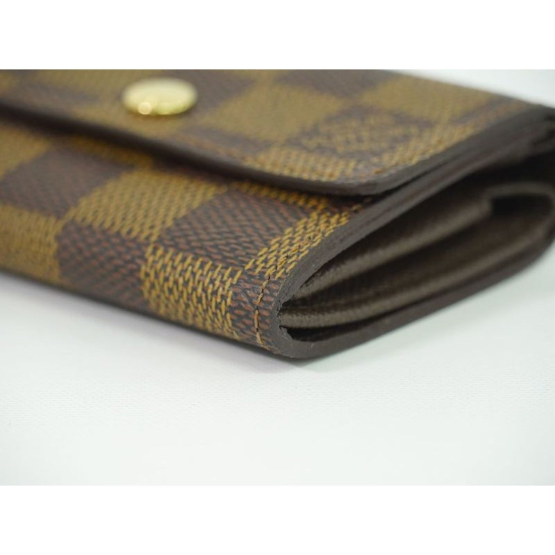 Louis Vuitton Porte Monnaie Pla Damier Ebene Coin Case — view 5
