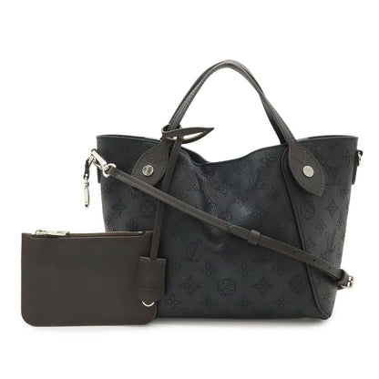 Louis Vuitton Monogram Mahina Hina PM 2-Way Shoulder Bag Leather Noir Black