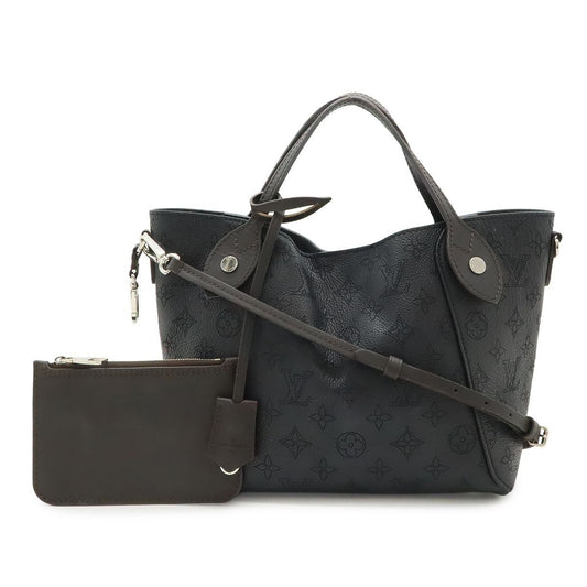 Louis Vuitton Monogram Mahina Hina PM 2-Way Shoulder Bag Leather Noir Black