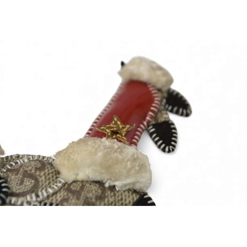 Gucci Key Ring Holder Strap Charm Christmas Limited Santa Guccioli GG — view 3