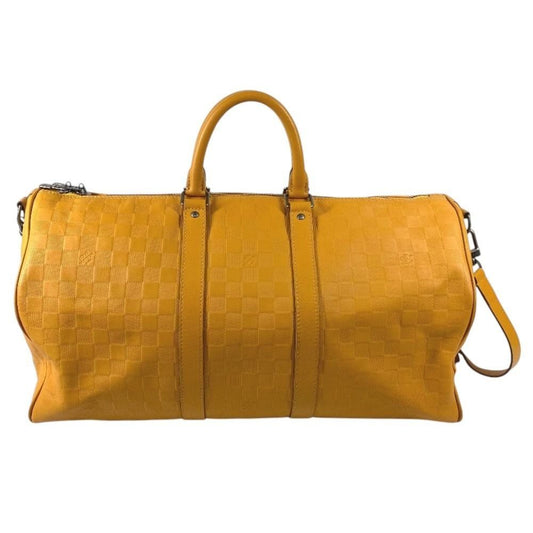 Louis Vuitton Boston Bag Keepall Bandouliere 45 Damier Infini Leather Solaru