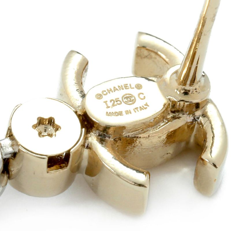 Chanel Earrings Drop Earrings Gold