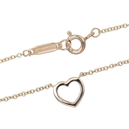 Tiffany & Co Metro Heart 18K Pink Gold And Diamonds Ladies 2g Necklace
