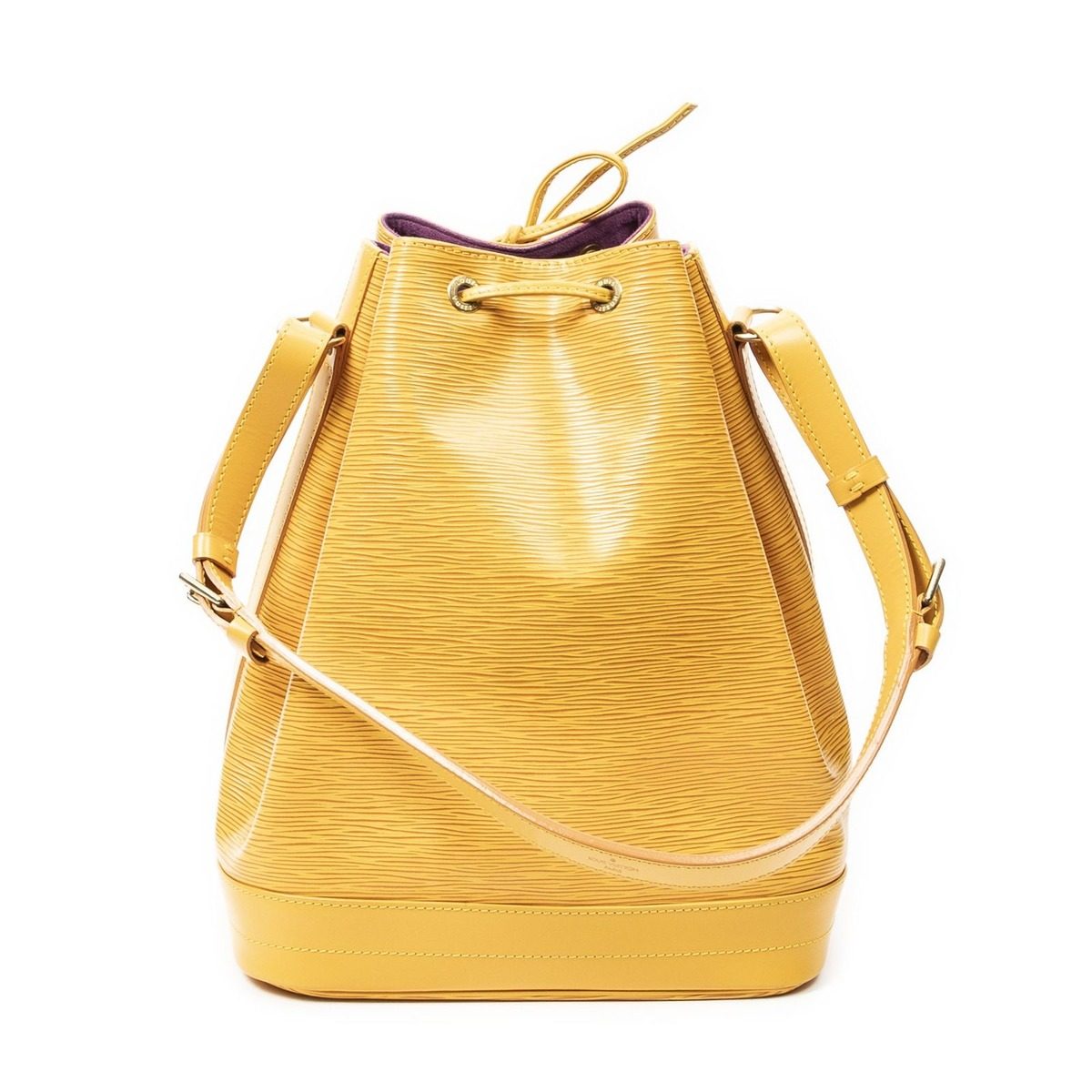 Louis Vuitton Noe Yellow Epi Handbag — view 5