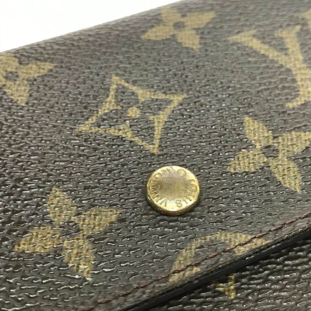 Louis Vuitton Notebook Cover Monogram Pochette Pass Port M60135 Brown
