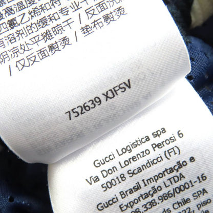 Gucci 23AW 752639 All-over Design Shorts Navy White Red XS With Box Made In