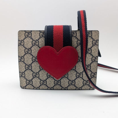 Gucci Children's GG Supreme Sherry Line Shoulder Bag