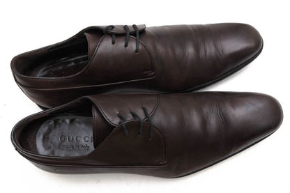 Gucci Shoes Business Shoes Business Men Leather Genuine Dark Brown 147529 A3n00